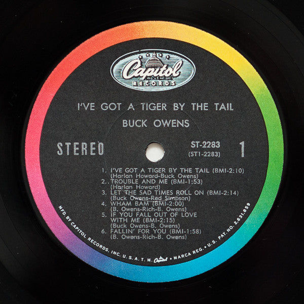 Buck Owens And His Buckaroos : I've Got A Tiger By The Tail (LP, Album, Los)