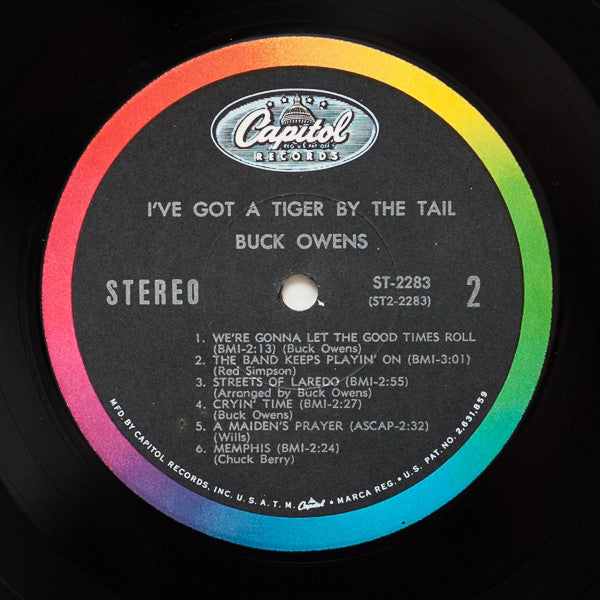 Buck Owens And His Buckaroos : I've Got A Tiger By The Tail (LP, Album, Los)