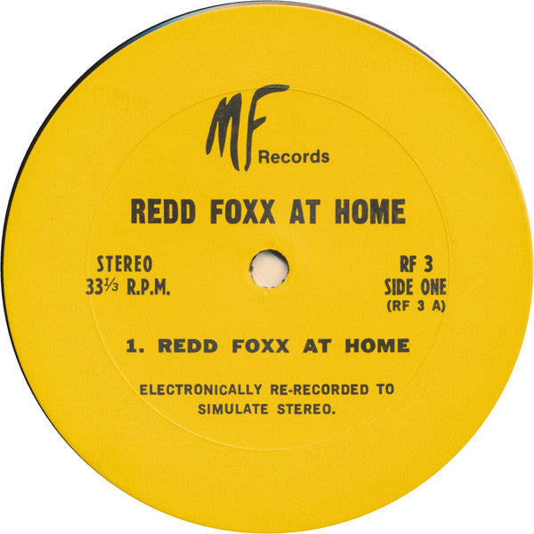 Redd Foxx : Redd Foxx At Home! (LP, Album, Ter)