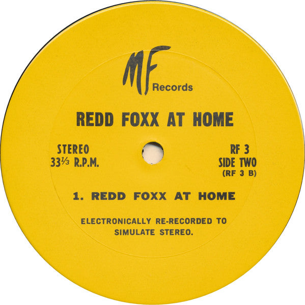 Redd Foxx : Redd Foxx At Home! (LP, Album, Ter)