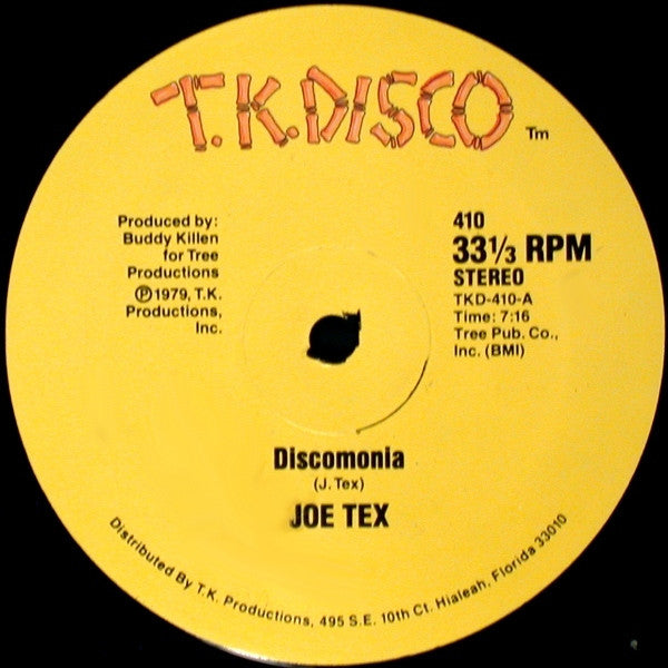 Joe Tex : Discomonia / Fat People (12")