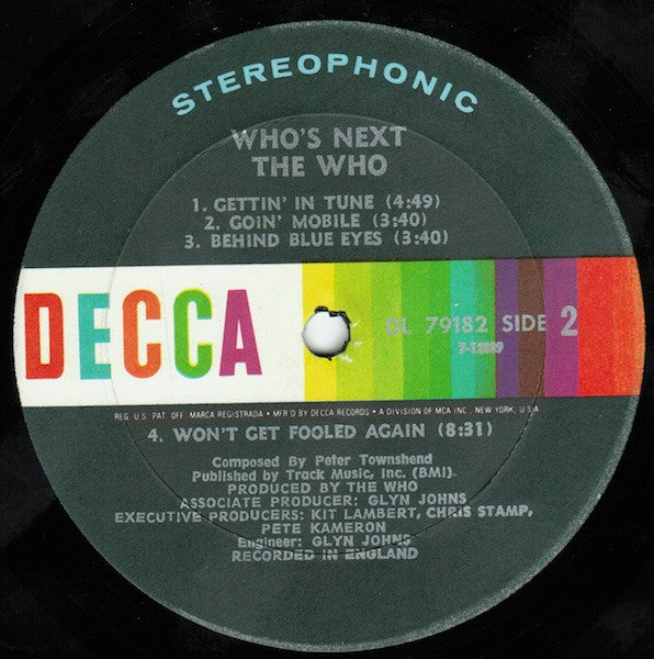 The Who : Who's Next (LP, Album)
