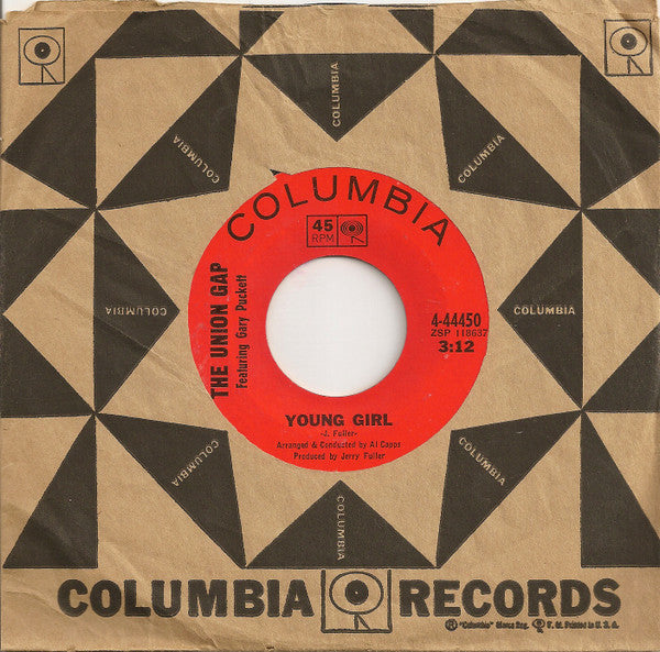 Gary Puckett & The Union Gap : Young Girl (7", Single)