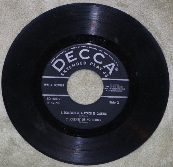 Wally Fowler : Call Of The Cross (7", EP)