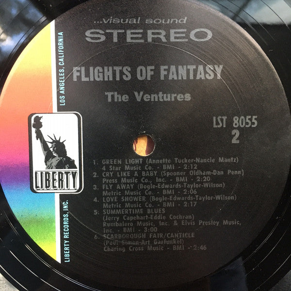 The Ventures : Flights Of Fantasy (LP, Album, San)