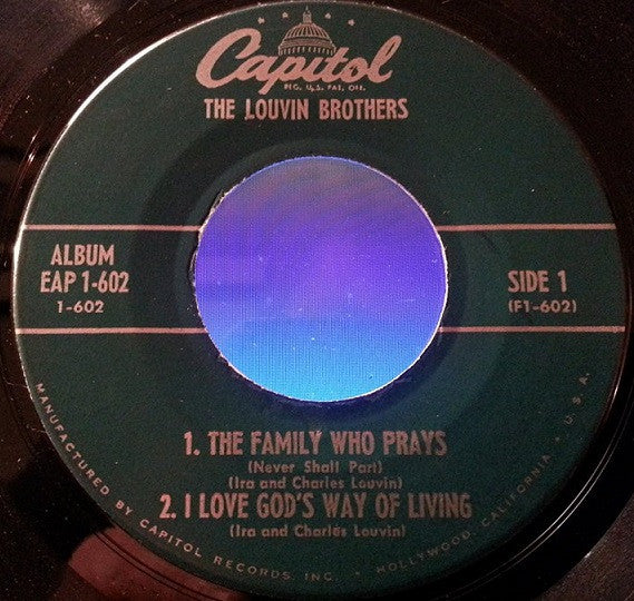 The Louvin Brothers : The Family Who Prays Part 1 (7", EP)