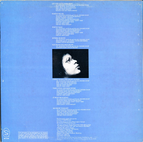 Phoebe Snow : Phoebe Snow (LP, Album)