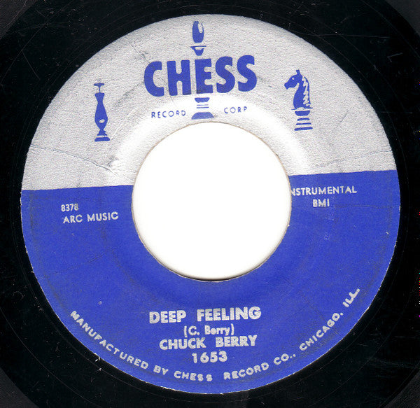 Chuck Berry : School Day (Ring! Ring! Goes The Bell) / Deep Feeling (7", Single, Styrene, PP)