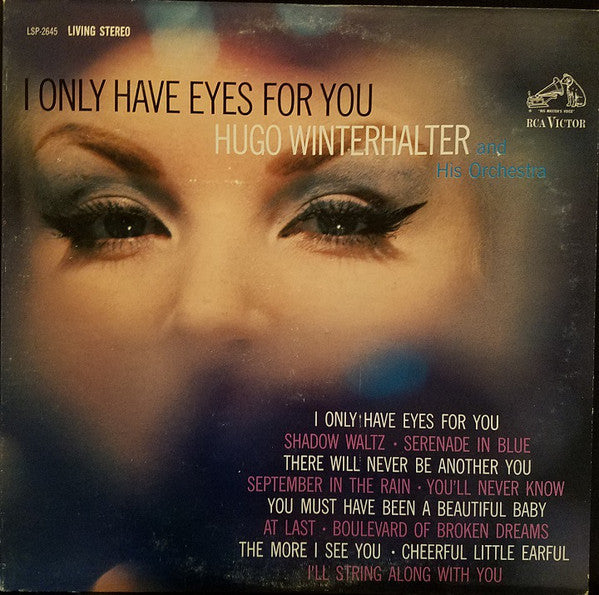 Hugo Winterhalter Orchestra : I Only Have Eyes For You (LP)