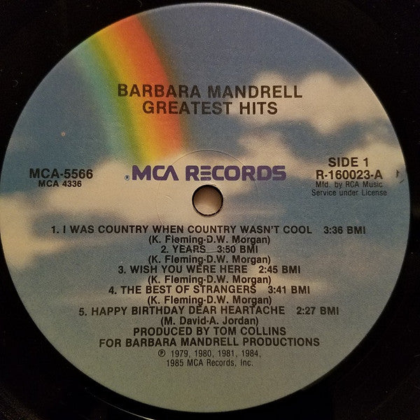 Barbara Mandrell : Greatest Hits (LP, Comp, Club, Ind)