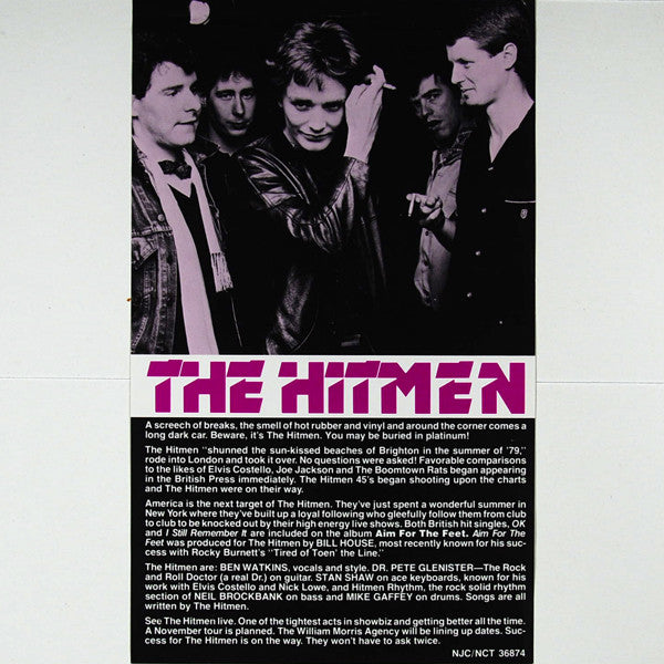 The Hitmen (6) : Aim For The Feet (LP, Promo)