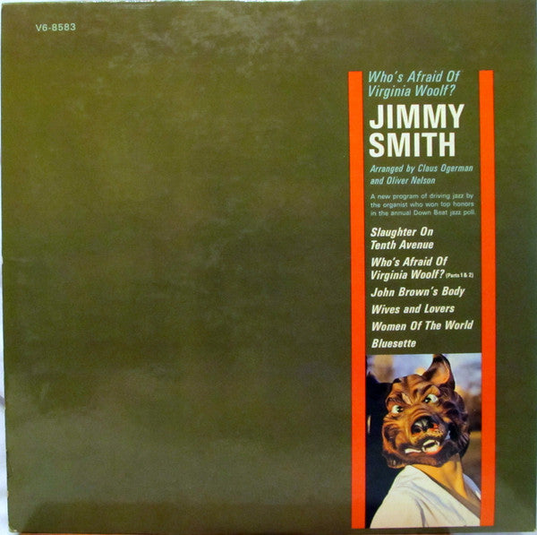 Jimmy Smith : Who's Afraid Of Virginia Woolf? (LP, Album)
