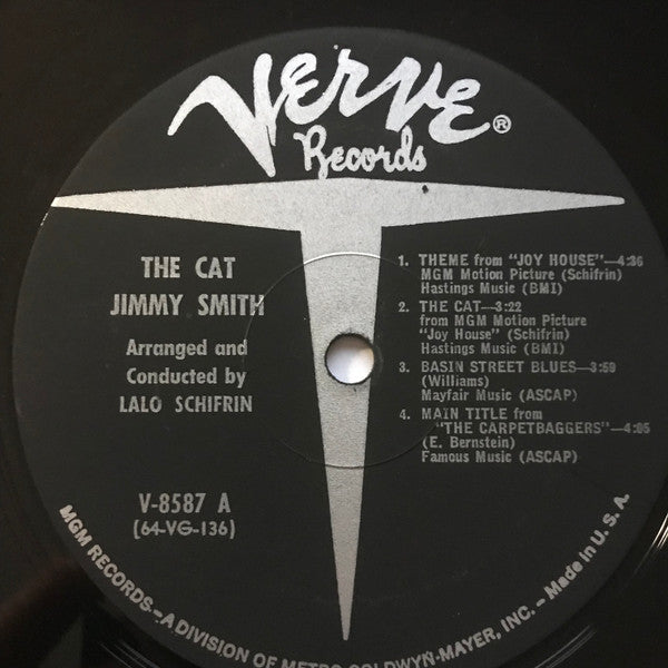 The Incredible Jimmy Smith* : The Cat (LP, Album, Mono, Gat)