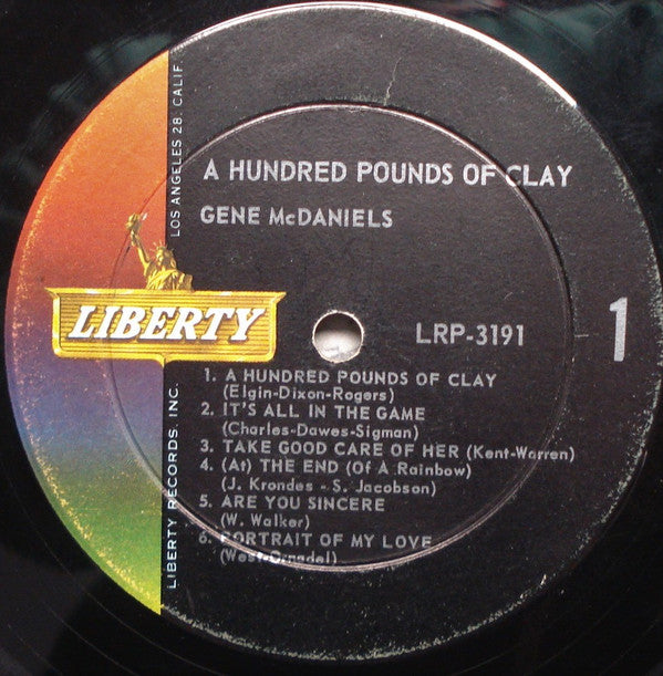 Gene McDaniels* : 100 Lbs. Of Clay! (LP, Album, Mono, Ind)