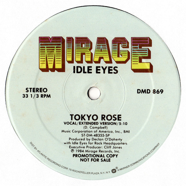 Idle Eyes : Tokyo Rose (12", Promo)