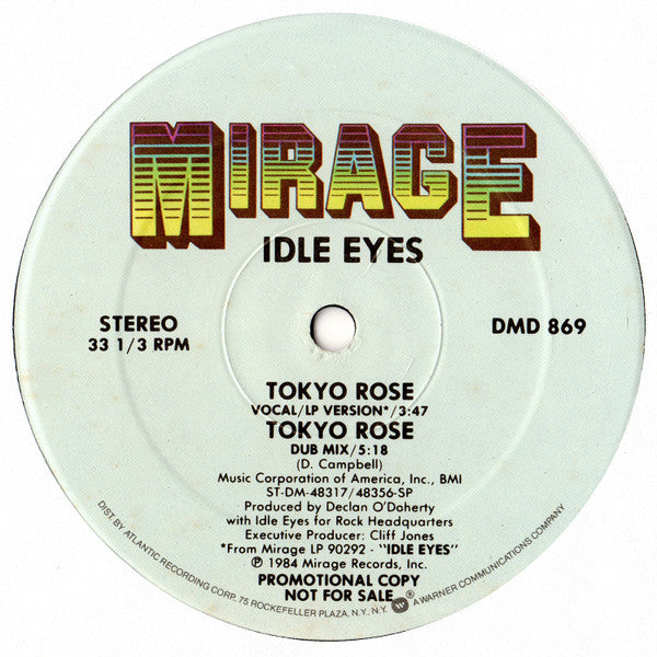 Idle Eyes : Tokyo Rose (12", Promo)