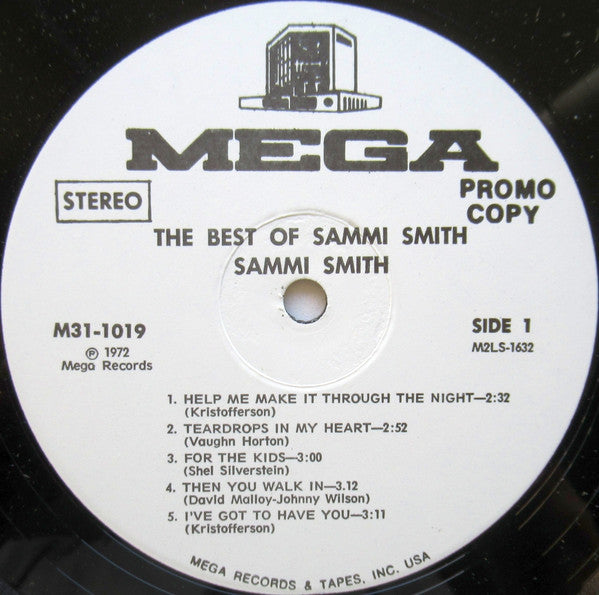 Sammi Smith : The Best Of Sammi Smith (LP, Comp, Promo)