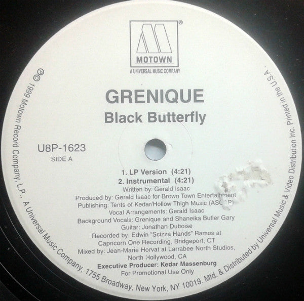 Grenique : Black Butterfly (12", Promo)