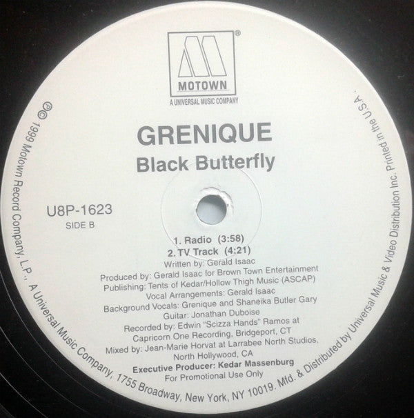 Grenique : Black Butterfly (12", Promo)