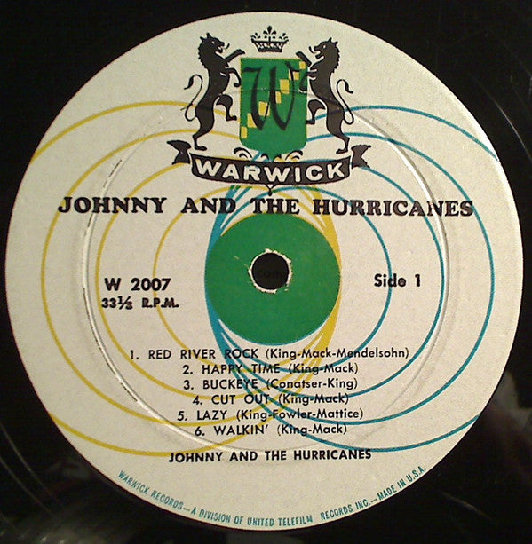 Johnny And The Hurricanes : Johnny And The Hurricanes (LP, Album, Mono)