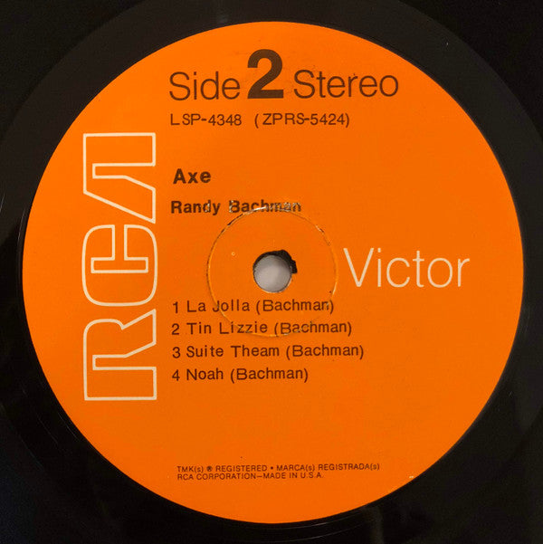 Randy Bachman : Axe (LP, Album)