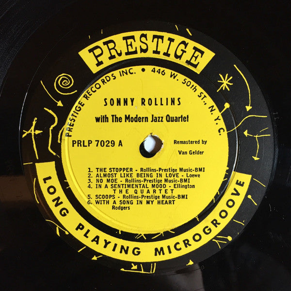 Sonny Rollins With The Modern Jazz Quartet Featuring Art Blakey And Kenny Drew : Sonny Rollins With The Modern Jazz Quartet (LP, Comp, Mono, M/Print, RM)