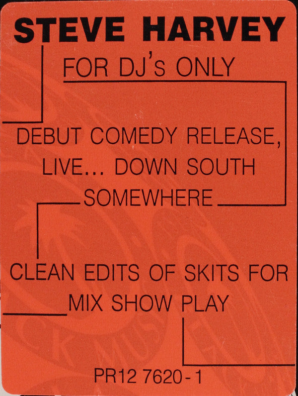 Steve Harvey (4) : Down South Sampler (12", Promo, Smplr)