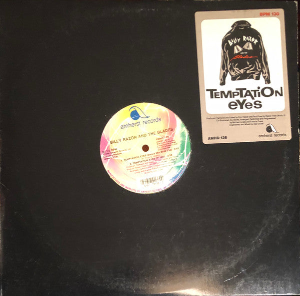 Billy Razor & The Blades : Temptation Eyes (12")
