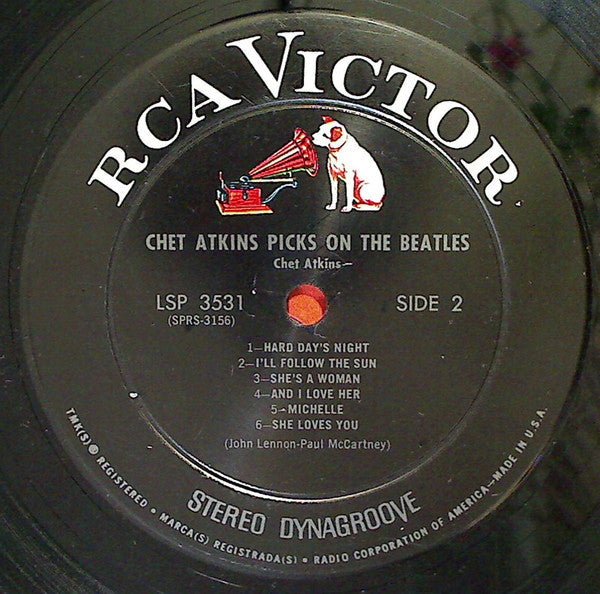 Chet Atkins : Chet Atkins Picks On The Beatles (LP, Album, Ind)