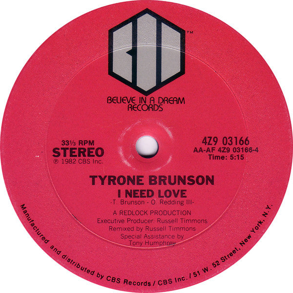 Tyrone Brunson : The Smurf (12", Single)
