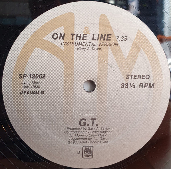 Gary Taylor : On The Line (12")