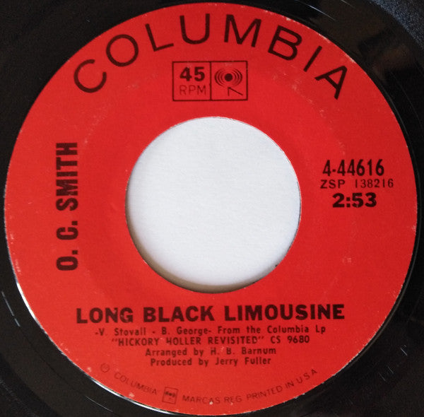 OC Smith : Little Green Apples / Long Black Limousine (7", Single, Pit)