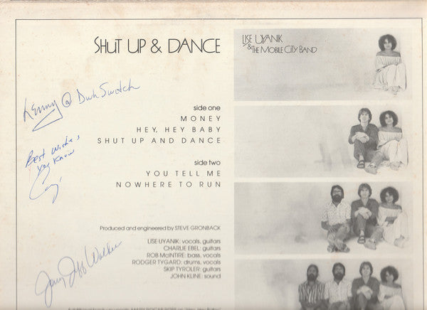 Lise Uyanik & The Mobile City Band : Shut Up & Dance (LP, MiniAlbum)