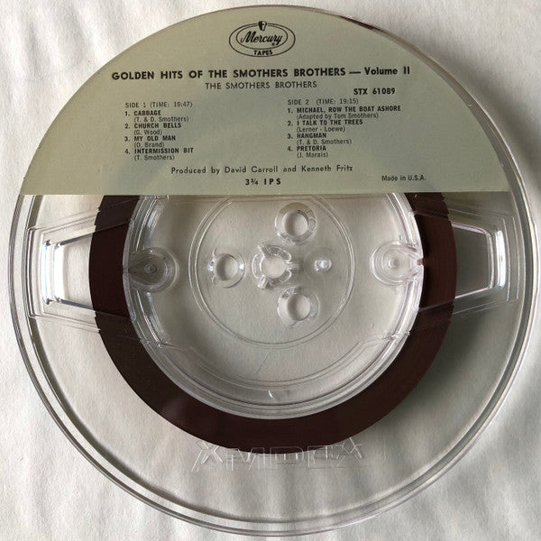 Smothers Brothers : Golden Hits Of The Smothers Brothers Vol. 2 (Reel, 4tr Stereo, 7" Reel)