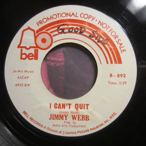 Jimmy Webb : Lost Generation (7", Single, Promo)