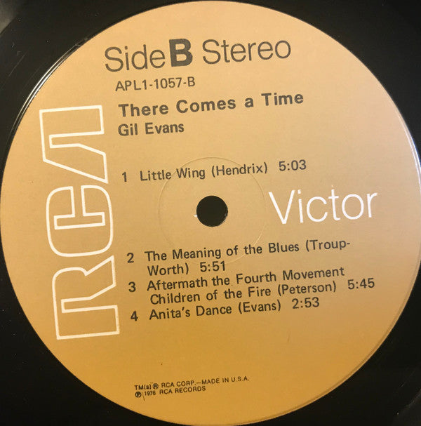 Gil Evans And His Orchestra : There Comes A Time (LP, Album)