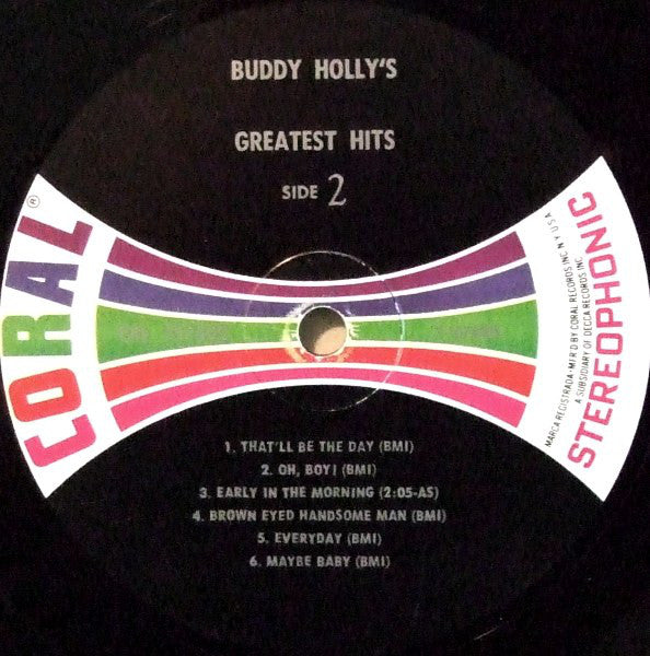 Buddy Holly : Buddy Holly's Greatest Hits (LP, Comp)