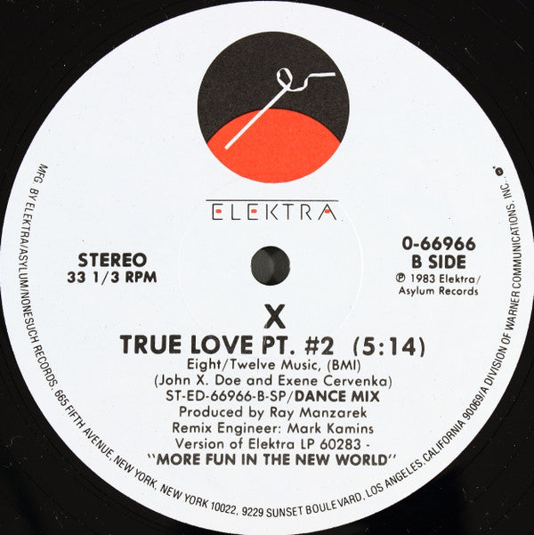 X (5) : Wild Thing (12", SP )