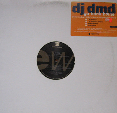 DJ DMD : Go Back Home (12", Promo)