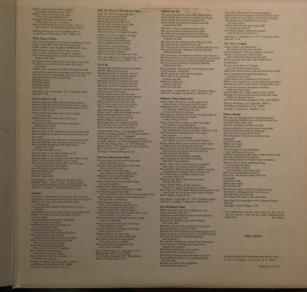 Joan Baez : Blessed Are... (2xLP + 7" + Album)