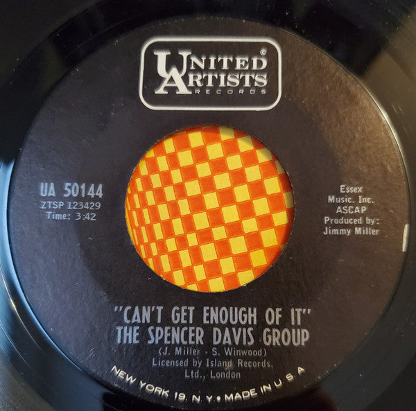 The Spencer Davis Group : I'm A Man (7", Ter)