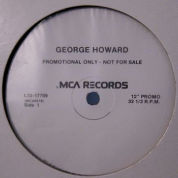 George Howard : One Love / Late Night (12", Promo)