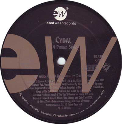 Cydal : Hollywood/ 1/4 Pound Slicin' (12", Promo)