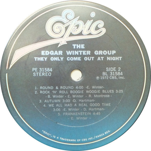 The Edgar Winter Group : They Only Come Out At Night (LP, Album, RE, Ter)