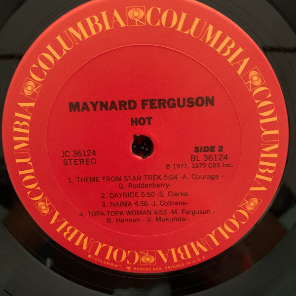 Maynard Ferguson : Hot (LP, Album, Pit)
