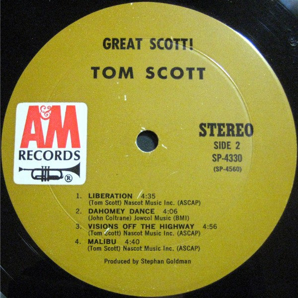Tom Scott : Great Scott! (LP, Album)