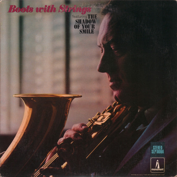 Boots Randolph : Boots With Strings (LP, Album)