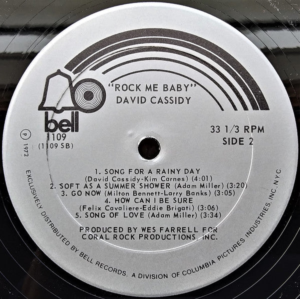 David Cassidy : Rock Me Baby (LP, Album)