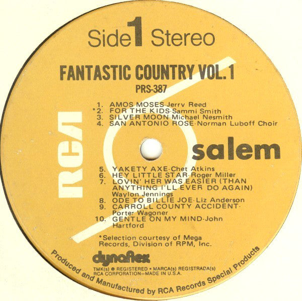 Various : Fantastic Country Vol. 1 (LP, Comp, S/Edition, Roc)