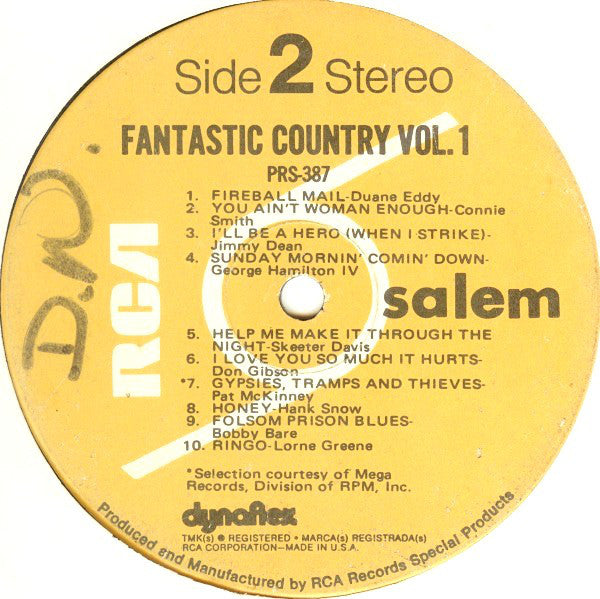 Various : Fantastic Country Vol. 1 (LP, Comp, S/Edition, Roc)